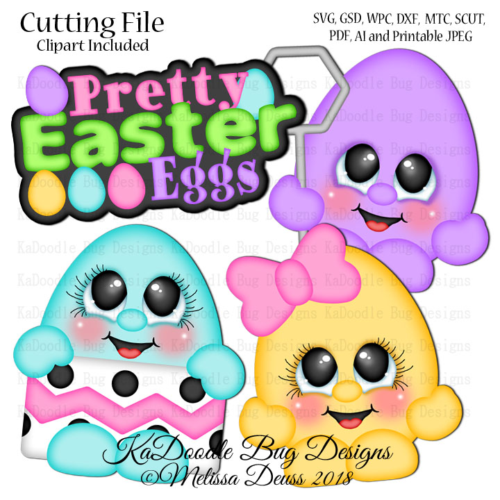 Shoptastic Cuties - Pretty Easter Eggs