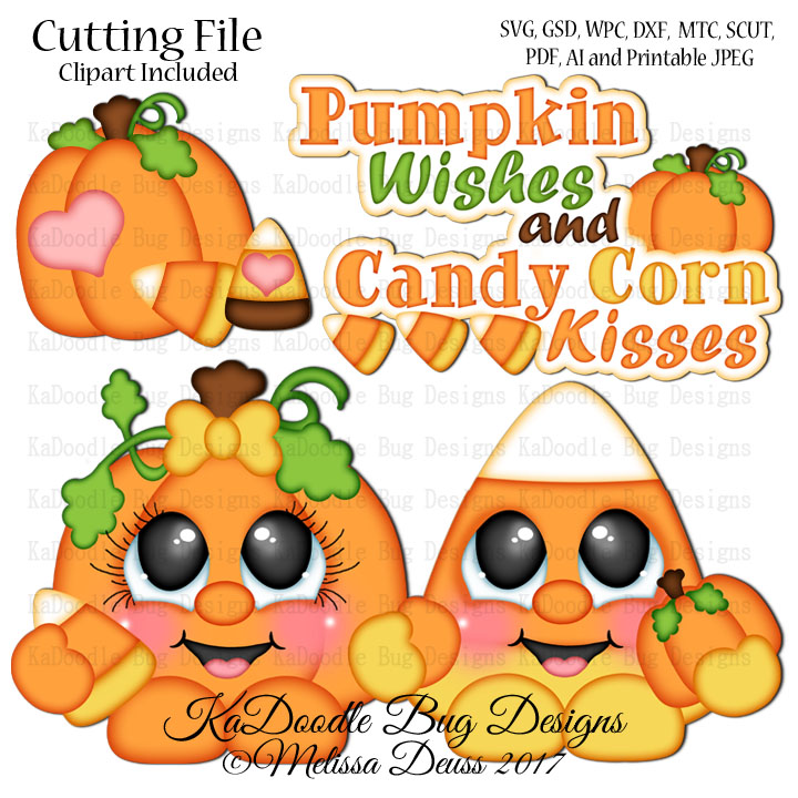 Shoptastic Cuties - Pumpkin and Candy Corn Cuties - Click Image to Close