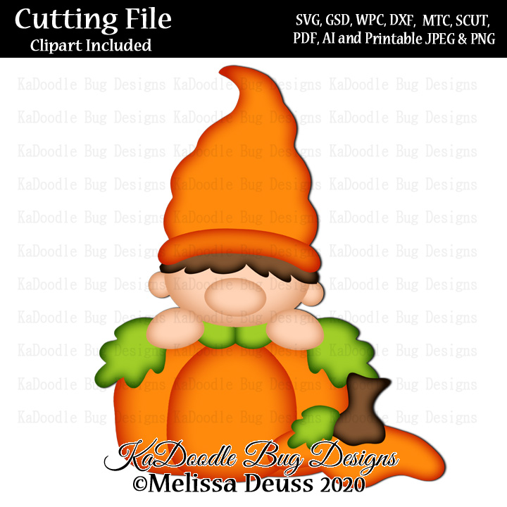 Pumpkin Boy Gnome - Click Image to Close