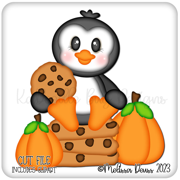 Pumpkin Cookie Penguin - Click Image to Close