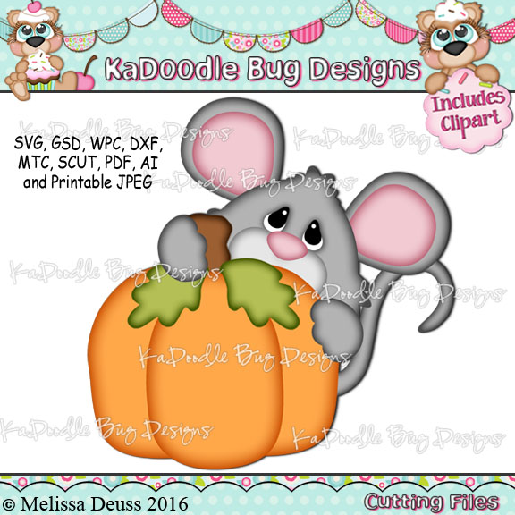 Pumpkin Mouse Peeker