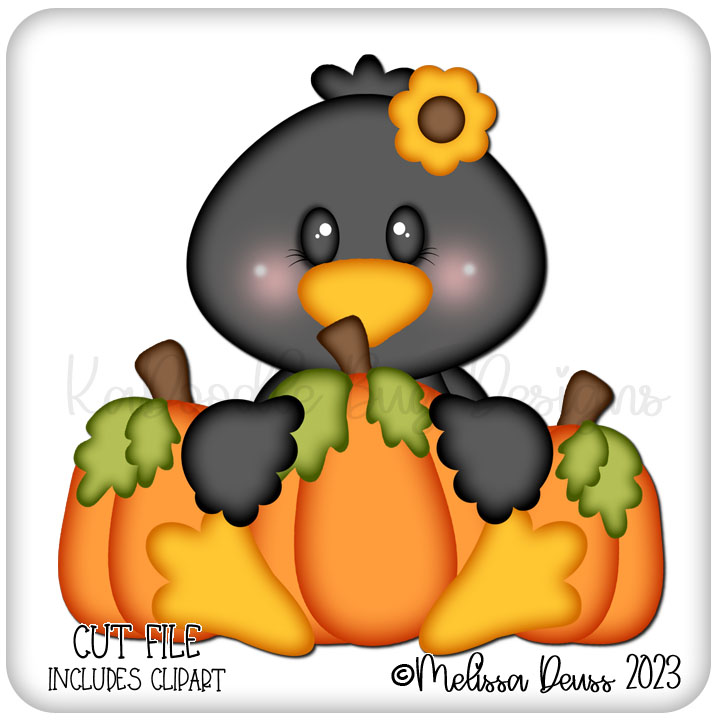 Pumpkin Patch Crow