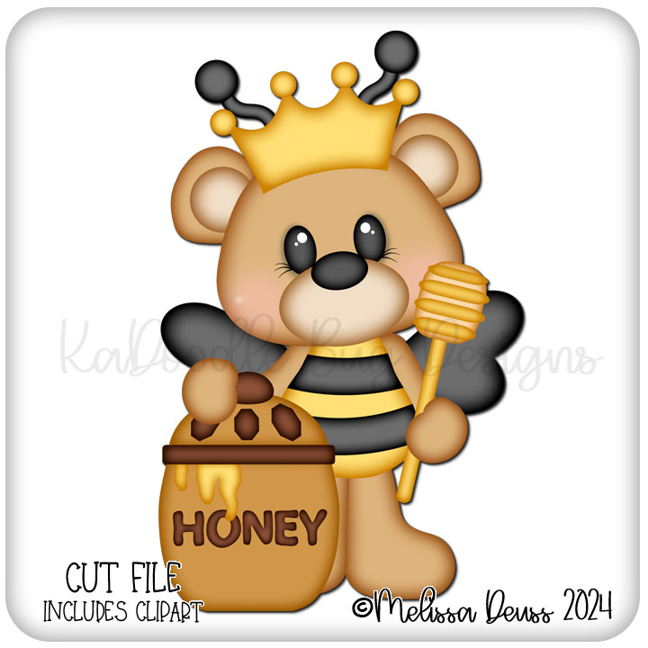 Queen Bee Honey Bear
