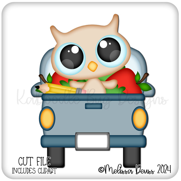 School Truck Owl