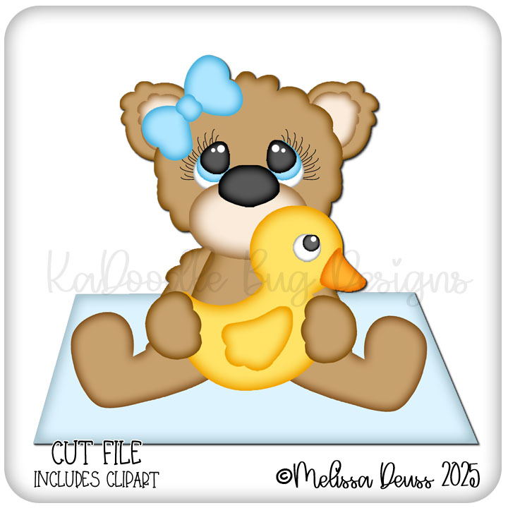 Sitting Ducky Bear - Click Image to Close