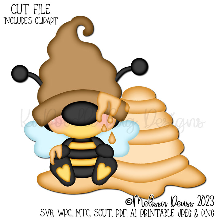 Gnomie Friends - Sitting Honey Hive Bumble