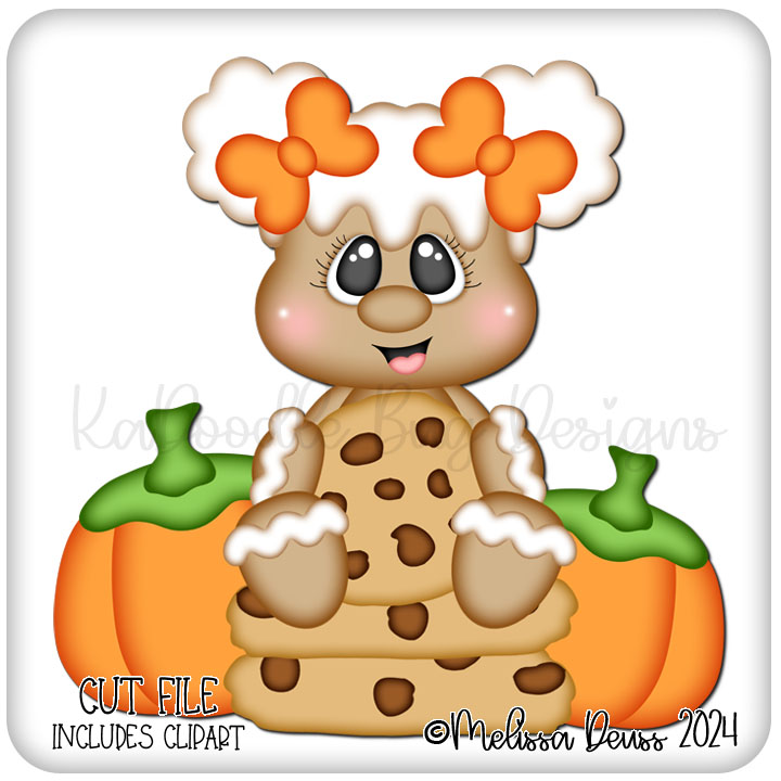 Sitting Pumpkin Cookie Ginger