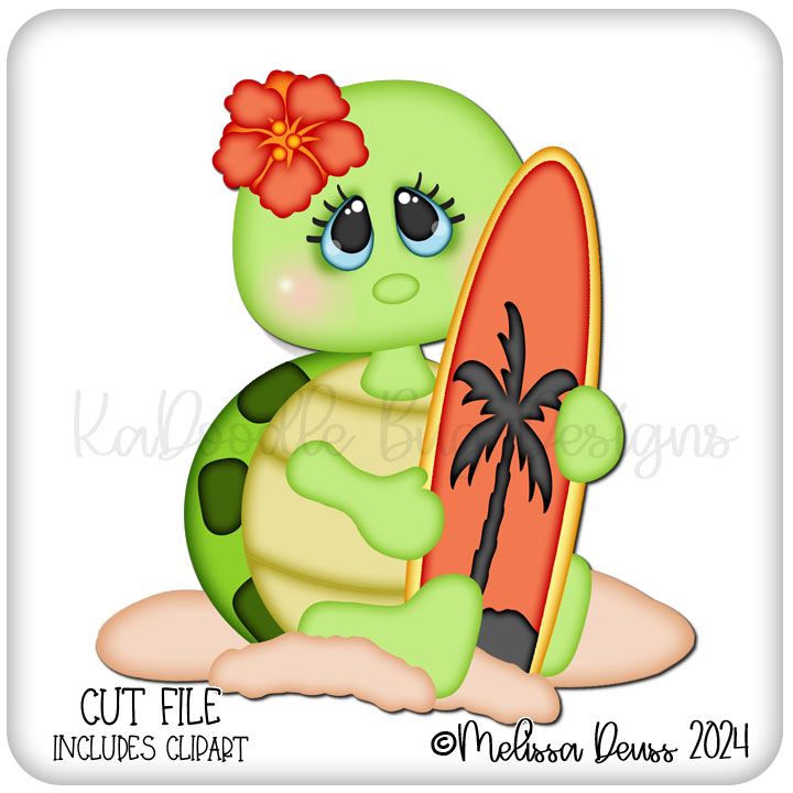 Sitting Surf Turtle