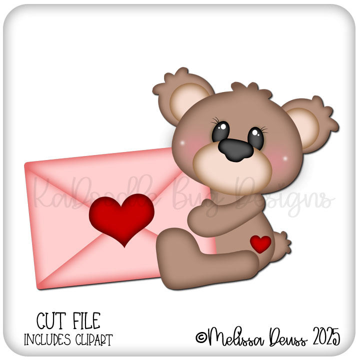 Sitting Valentine Bear