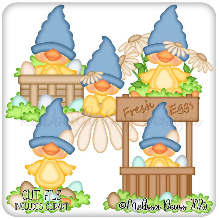 Gnomie Friends - Spring Clucky Chicks