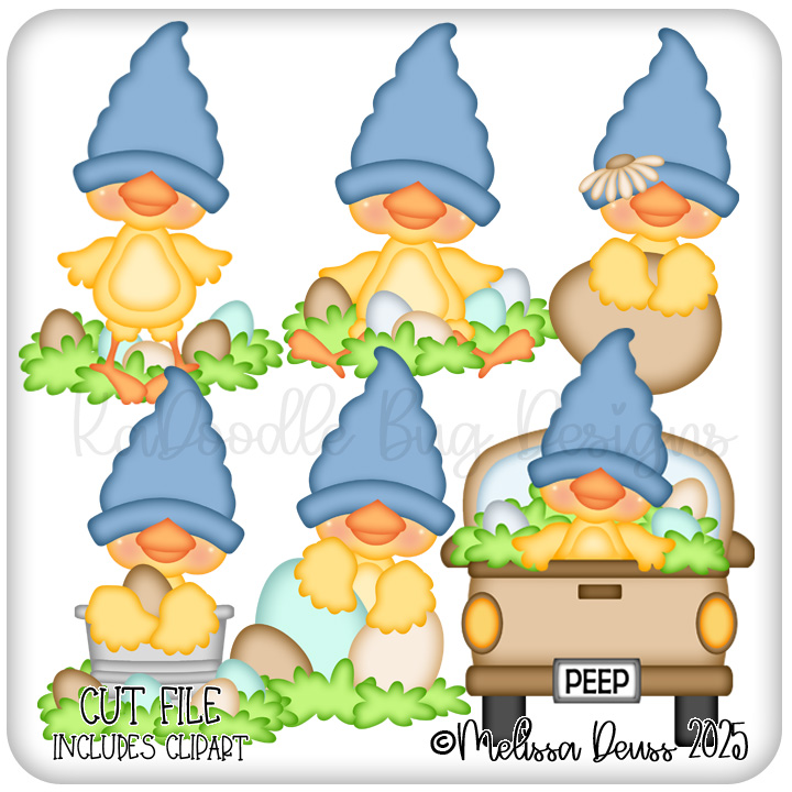 Gnomie Friends - Spring Egg Clucky Chicks