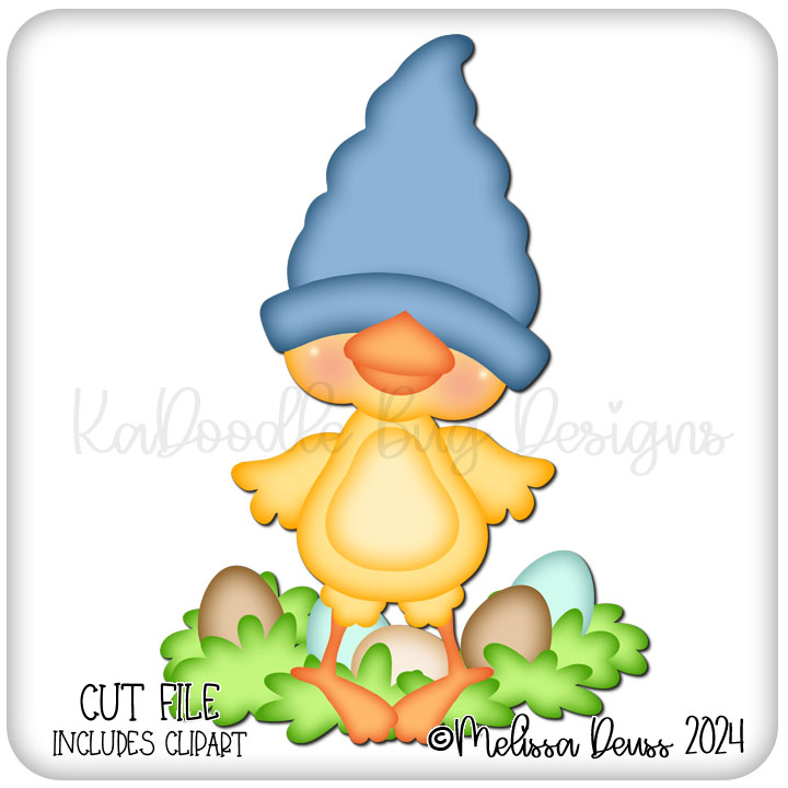 Gnomie Friends - Standing Spring Egg Clucky