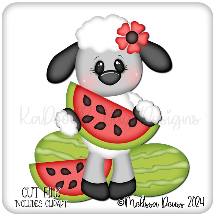 Standing Watermelon Lamb