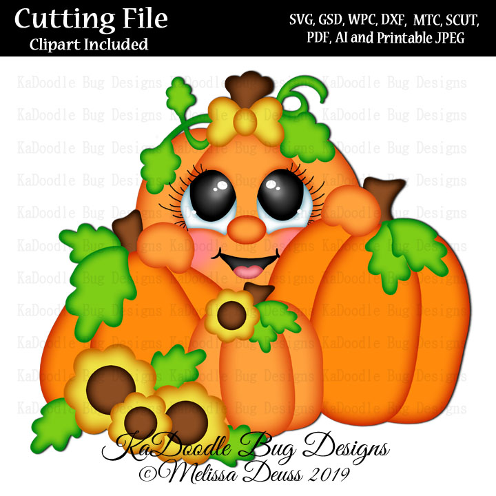 Shoptastic Cuties - Sunflower Pumpkin Cutie