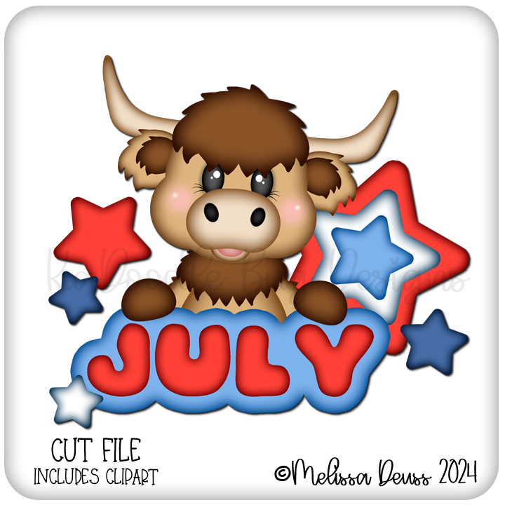 USA July Highland Cow