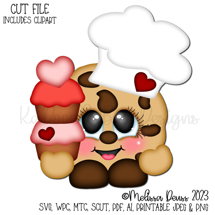 Shoptastic Cuties - Valentine Chef Cookie Cutie - Click Image to Close
