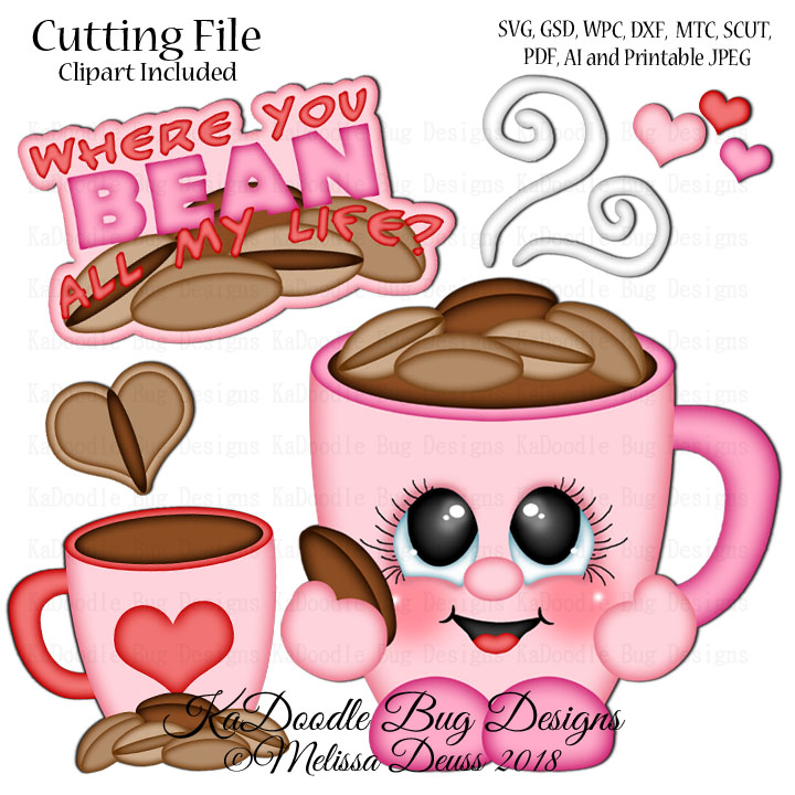 Shoptastic Cuties - Valentine Coffee Cutie