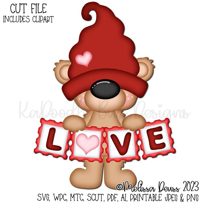 Gnomie Friends - Valentine Stamps Leroy - Click Image to Close