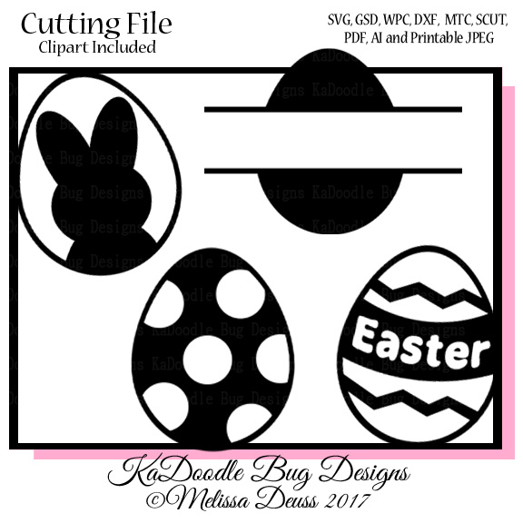 Vinyl Cuts Easter Eggs