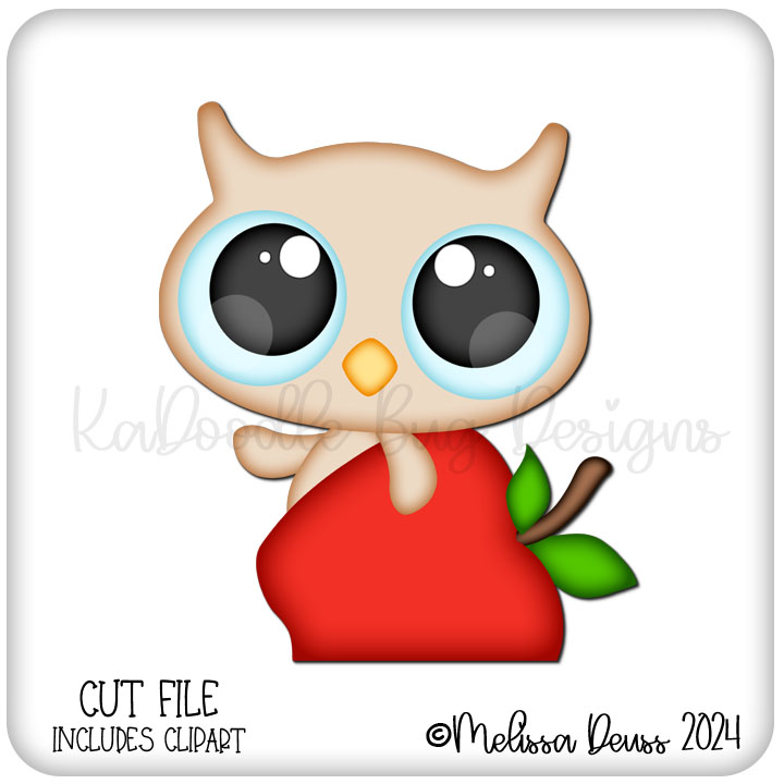 ***1 DAY FREEBIE*** Waving Apple Owl