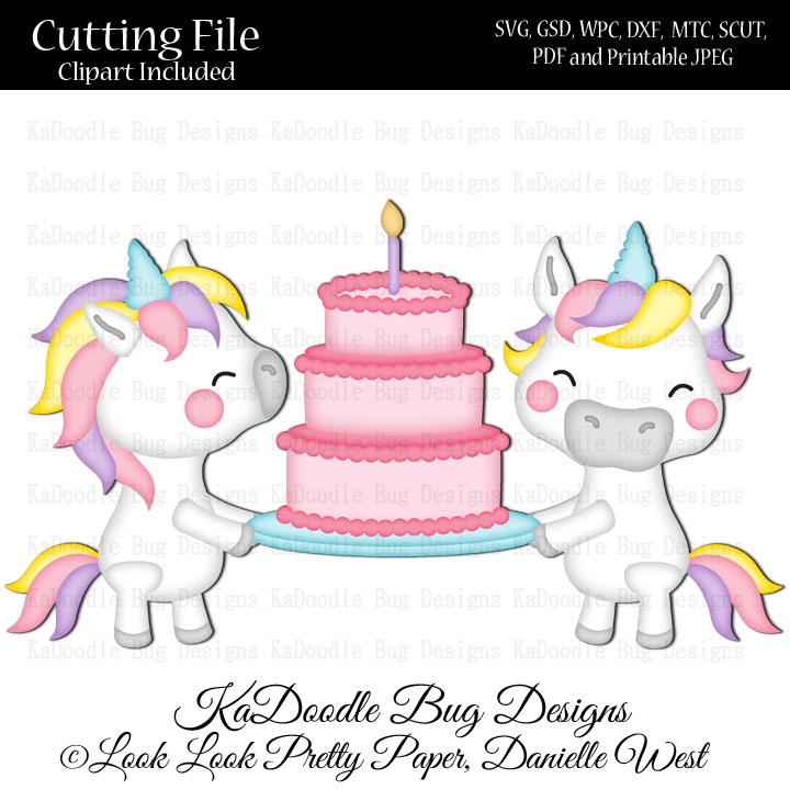 Birthday Cake Unicorns - Click Image to Close