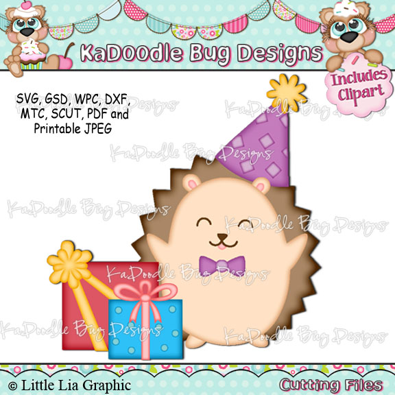 Birthday Hedgehog - Click Image to Close