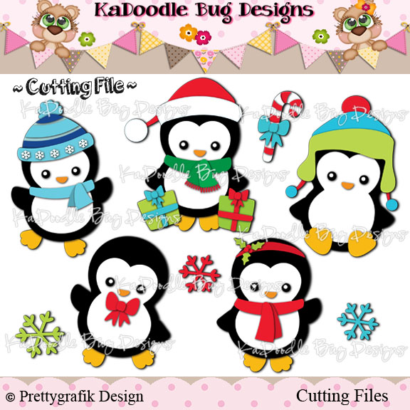 Cute Winter Penguins - Click Image to Close