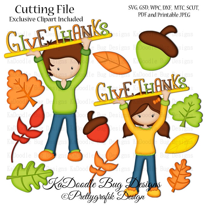 PG Give Thanks Kids - Click Image to Close
