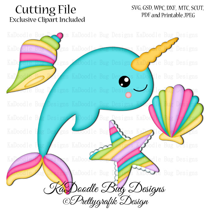 PG Rainbow Narwhal - Click Image to Close