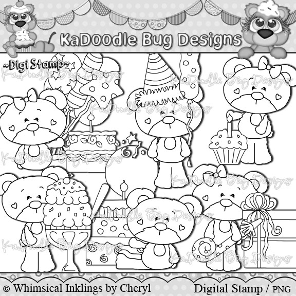 DS Birthday Sweet Bear - Click Image to Close