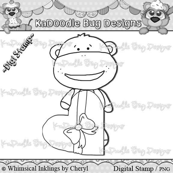 DS Candy Sock Monkey - Click Image to Close
