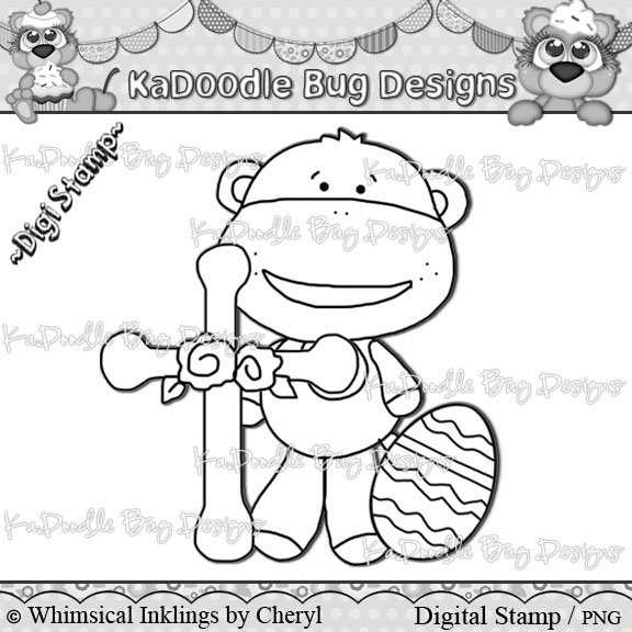 DS Cross Sock Monkey - Click Image to Close