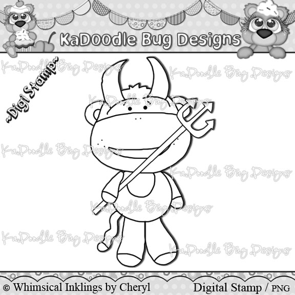 DS Devil Sock Monkey - Click Image to Close