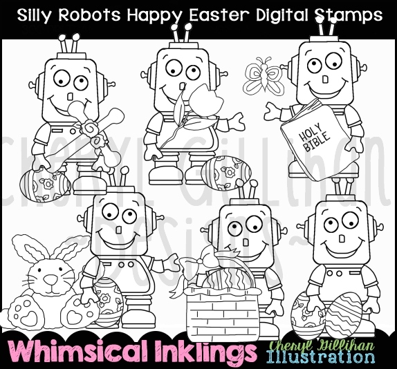 DS Easter Silly Robot