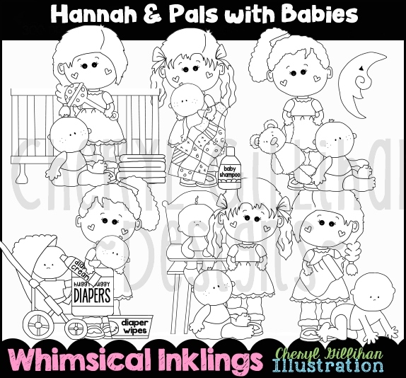 DS Hannah With Babies - Click Image to Close