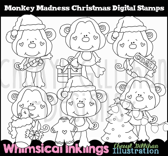 DS Monkey Madness Christmas - Click Image to Close