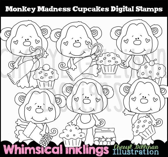 DS Monkey Madness Cupcakes