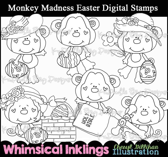 DS Monkey Madness Easter - Click Image to Close