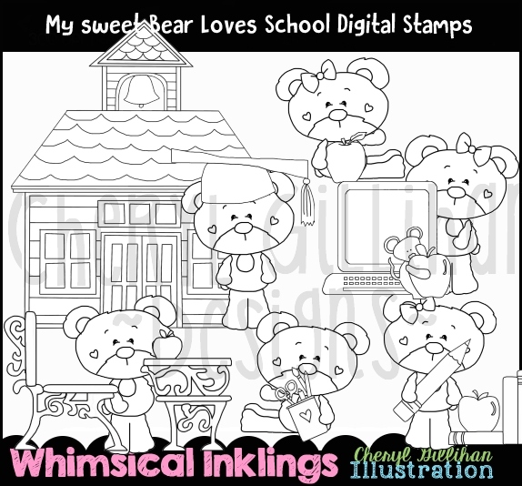 DS School Sweet Bear - Click Image to Close