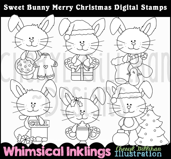 DS Sweet Bunny Christmas - Click Image to Close