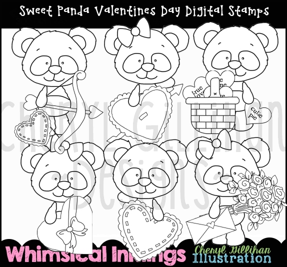 DS Sweet Panda Valentine - Click Image to Close