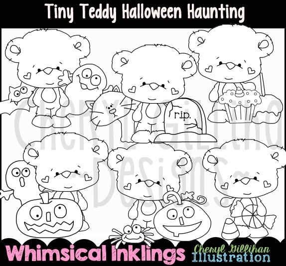DS Tiny Teddy Halloween